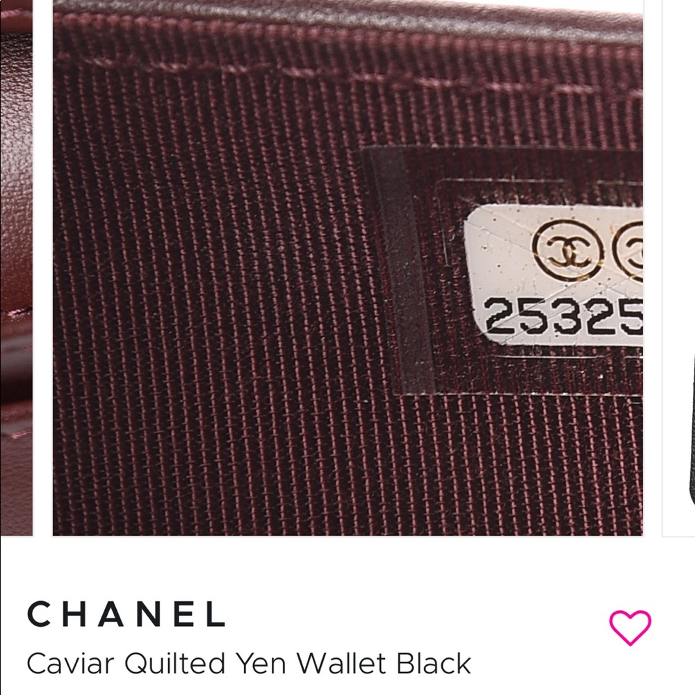Chanel Caviar Quilted Yen Wallet - Picture 9 of 16